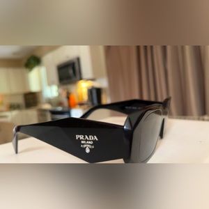 Barley warn new Prada sunglasses